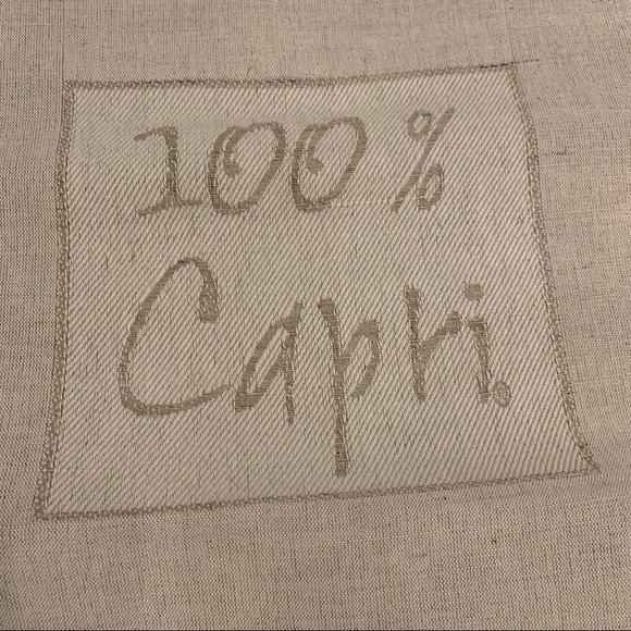 100% Capri Shopping Bag Medium Size 14.5x13.5x6 - Picture 6 of 6